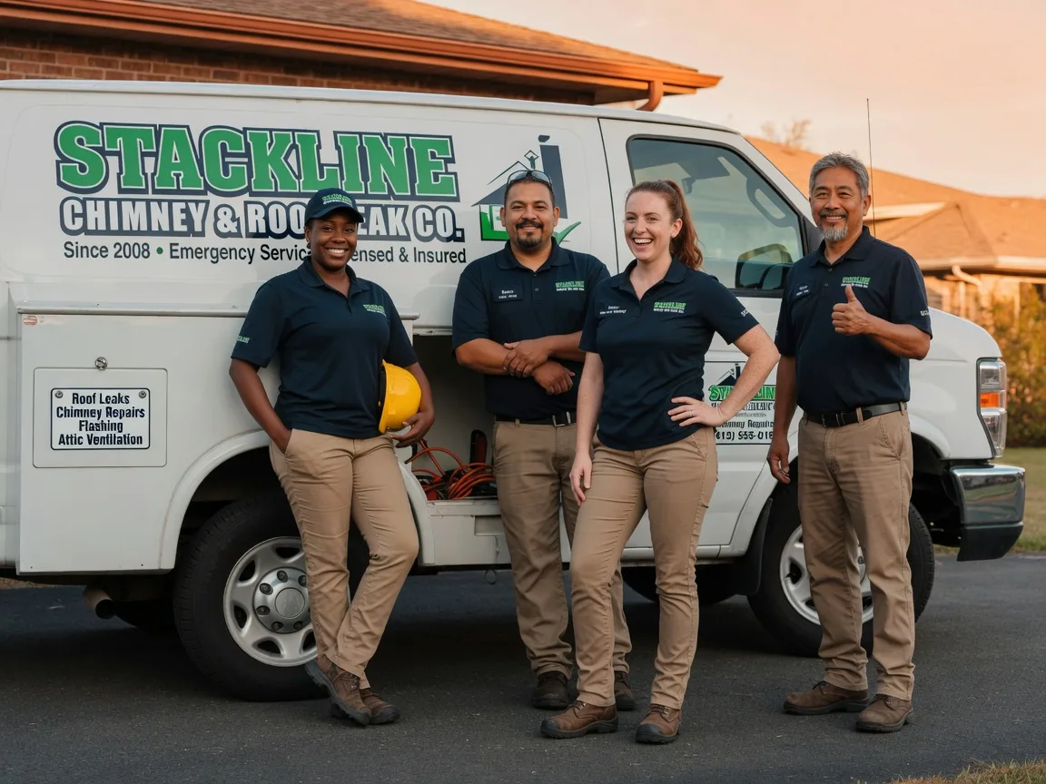 Chimney flashing repair company in Burlington, PA